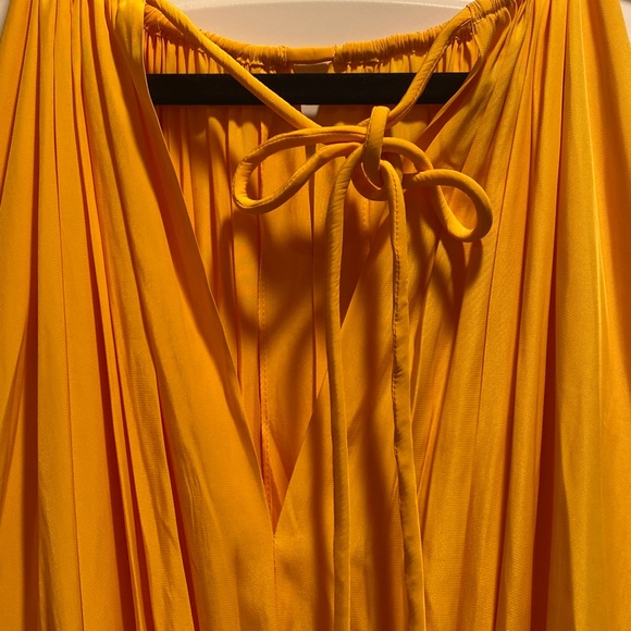 ALC Meredith midi dress in mango NWT - Picture 16 of 17